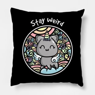 Stay Weird Pillow