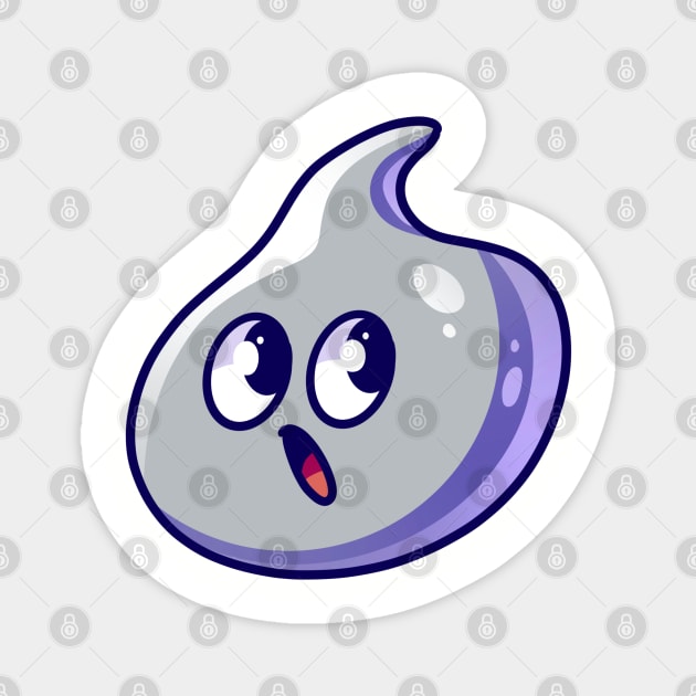 Metal Slime Magnet by ziodynes098