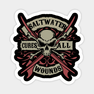 salt water cures all wounds Magnet