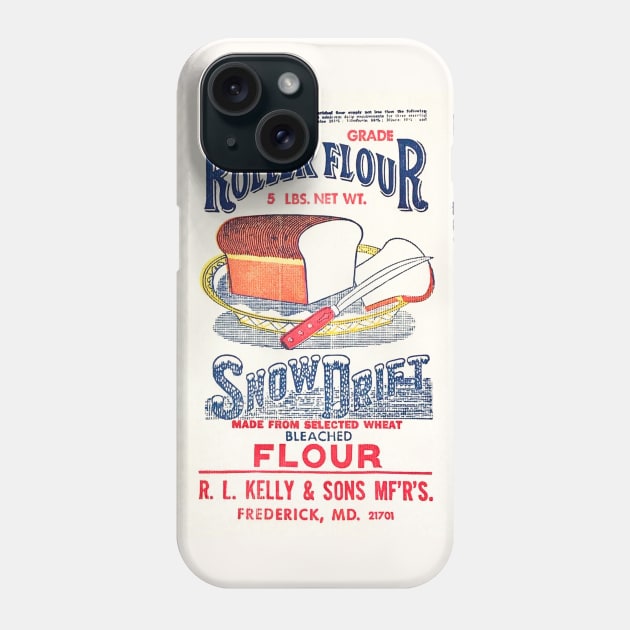 Snow Drift Flour Phone Case by WAITE-SMITH VINTAGE ART