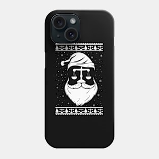 Santa With Justice Balance Scale Lawyer Phone Case