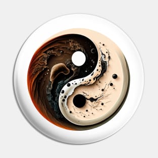 Yin Yang T-Shirt Pin