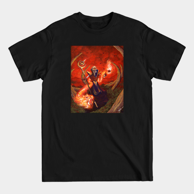 Discover Undead Pyromancer - Undead - T-Shirt