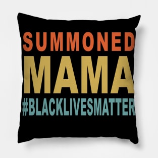 vintage Wall Of Moms shirt Summoned Mama Pillow