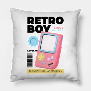 Retro Gamer 90's Kid Pillow