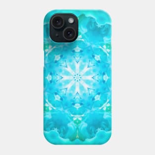 Azure Swirl Kaleidoscope Phone Case