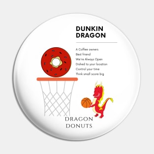 Donuts are coffee best friend Dragic Butler Pin