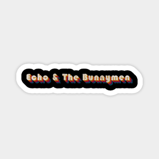 retro vintage Echo & The Bunnymen Magnet