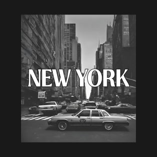 new york retro street nyc T-Shirt