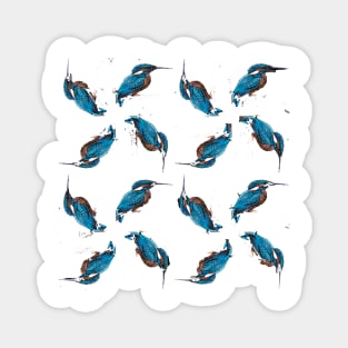 Kingfisher Pattern Magnet