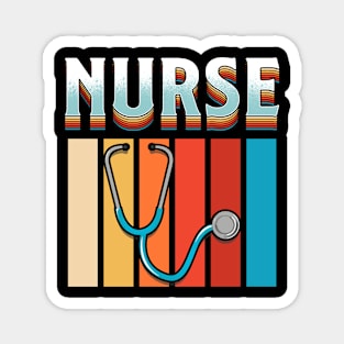 Retro Nurse Week Nurse Day Cute Nurse Magnet