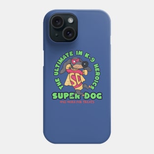 Funny Cute Super Hero Doxie Dachshund Dog Phone Case
