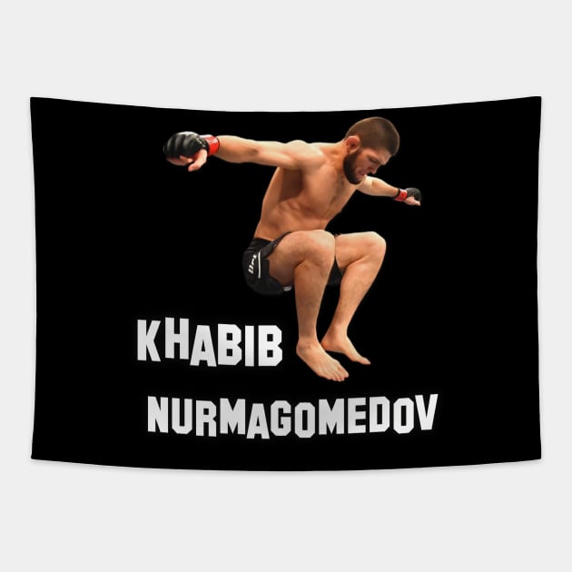 Khabib (The Eagle) Nurmagomedov - UFC 242 - 511201538 Tapestry by Semenov