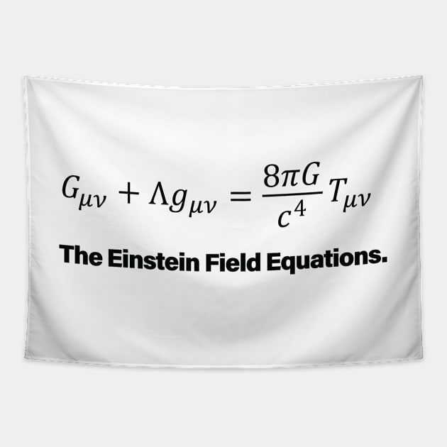 Einstein Field Equations Tapestry by ScienceCorner