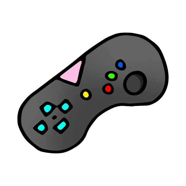 Game Controller Doodle Art by VANDERVISUALS