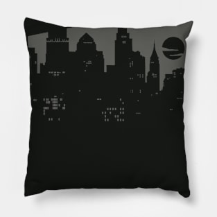 Abstract Cityscape Pillow