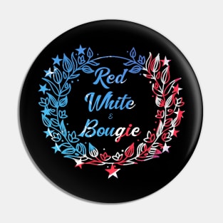 Red, White, and Bougie American Pride Banner Pin