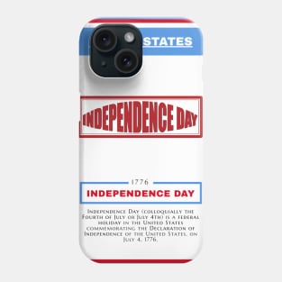 Independence Day - United States - For 4th of july - Print Design Poster - 1706203 Phone Case
