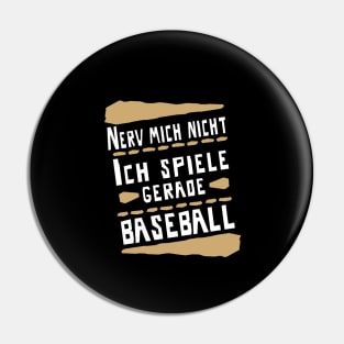 Baseball Basemann Baseballschläger Pitcher Pin