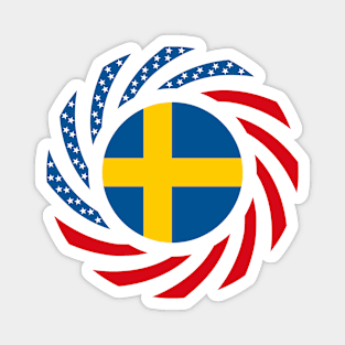 Swedish American Multinational Patriot Flag Series Magnet