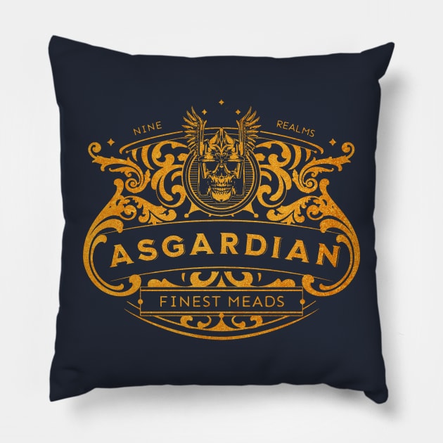 Asgardian Finest Meads Pillow by sticks and bones vintage