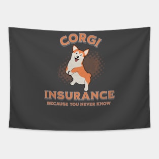 Corgi Insurance Tapestry