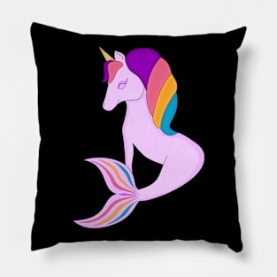 Mermaid Unicorn Pillow