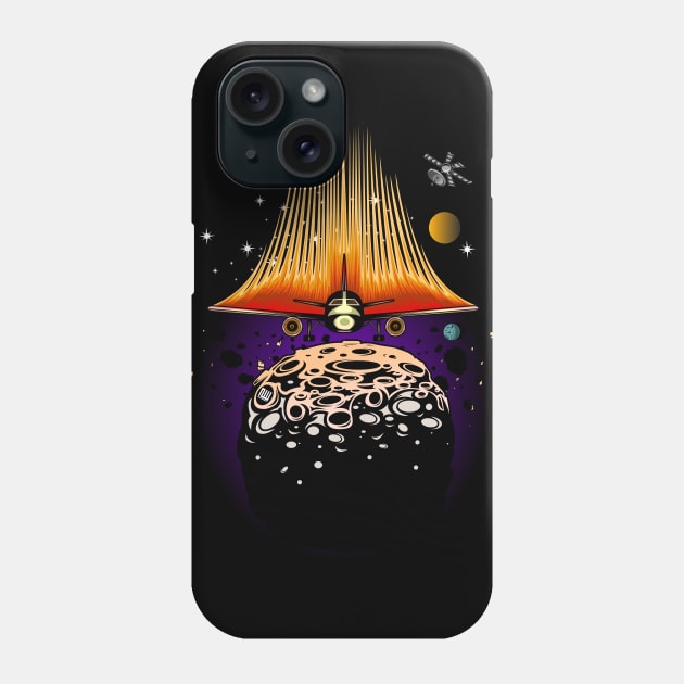 Moon Landing Phone Case by adamzworld