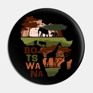 Botswana Pin