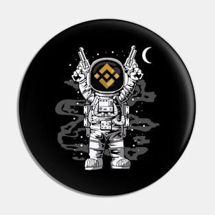 Astronaut Binance BNB Coin To The Moon Crypto Token Cryptocurrency Wallet Birthday Gift For Men Women Kids Pin