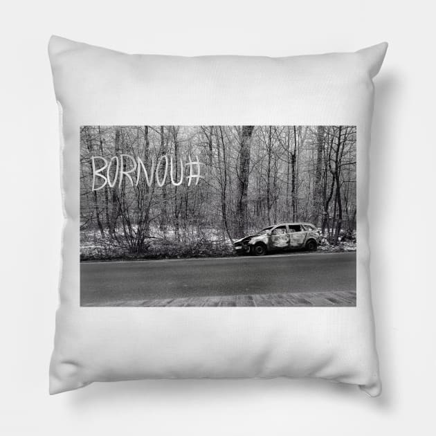 Bornout - Bornou# - Art Pillow by WOS