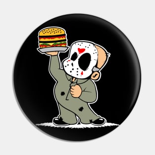 Jason's Burger Pin