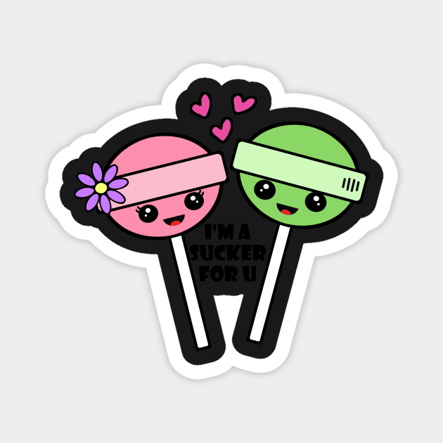 Lollipops in Love Magnet by MrsCathyLynn