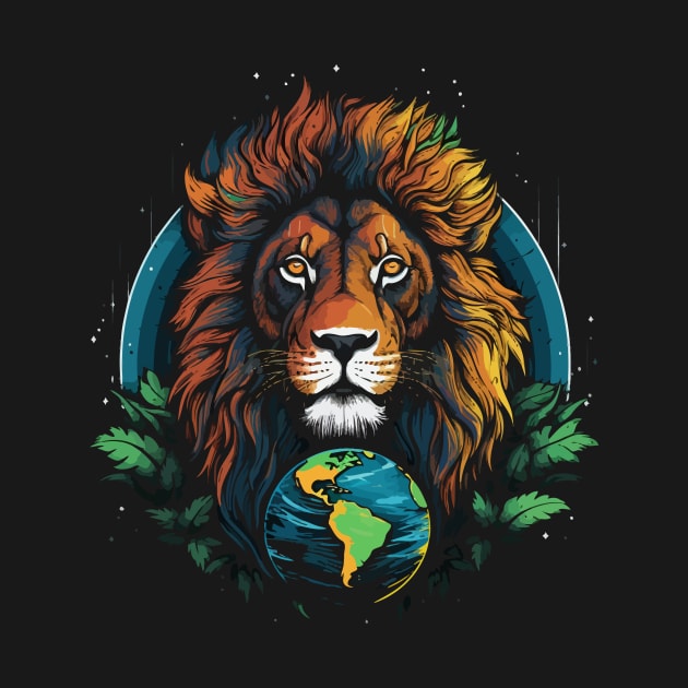 Lion Earth Day by JH Mart