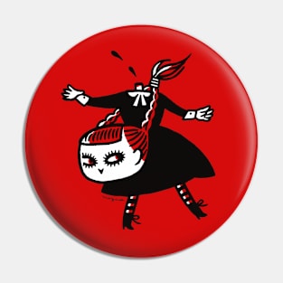 Sling Head Girl Pin