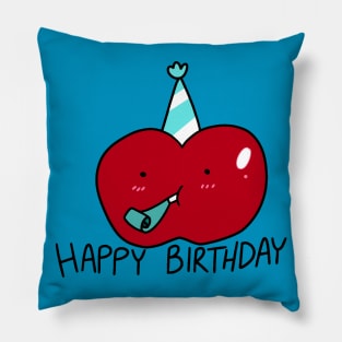 Happy Birthday Apple Pillow