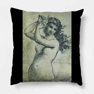 Vintage Mermaid Pillow