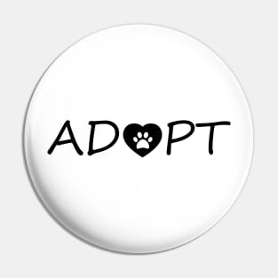 Adopt Dogs Pin