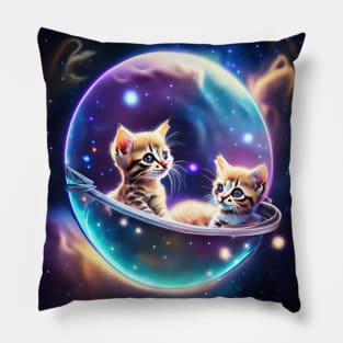 Space Cats 34 Pillow