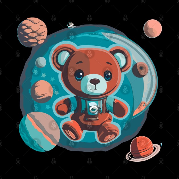 Space Explorer Teddy Bear by 365inspiracji