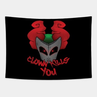 fnf madness combat tricky CLOWN KILLS YOU art Tapestry