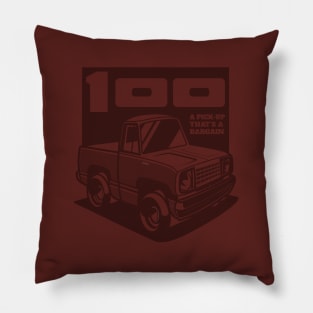 Candy Red Sunfire Poly - D-100 (1978 - White-Based - Ghost) Pillow