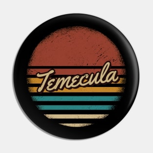 Temecula Vintage Text Pin