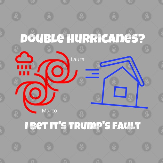 Double Hurricanes? I Bet It's Trump's Fault Anti-Trump by Lone Wolf Works