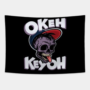 Okeh Keyoh Funny Pinoy Korean Meme Tapestry