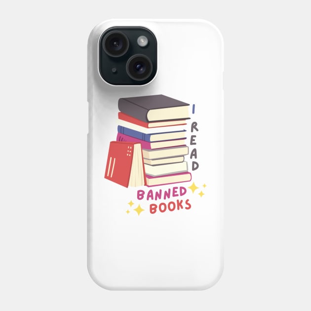 I read banned books Phone Case by applebubble