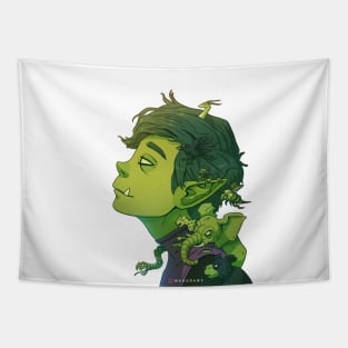 Beastboy Fan Art Tapestry