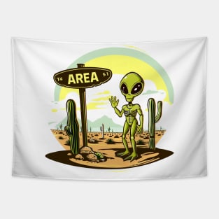 Area 51 Alien Tapestry