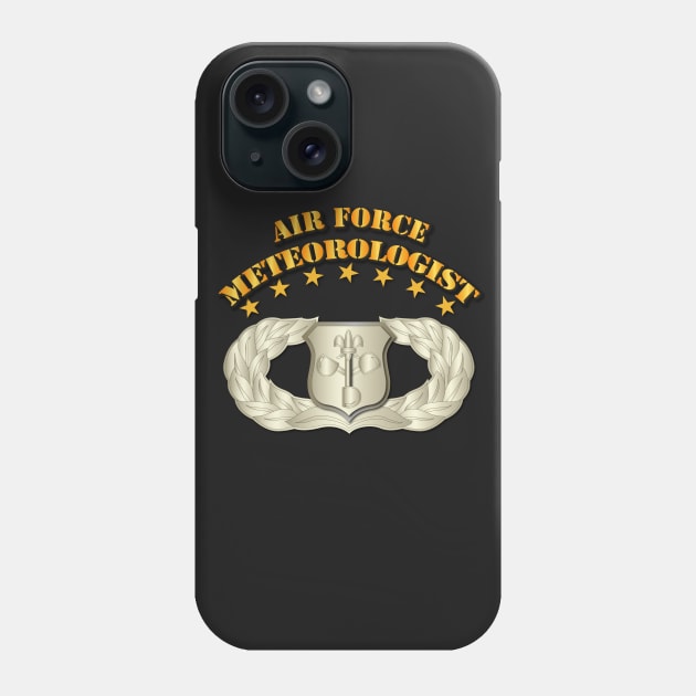 Meteorologist - Basic Badge Phone Case by twix123844