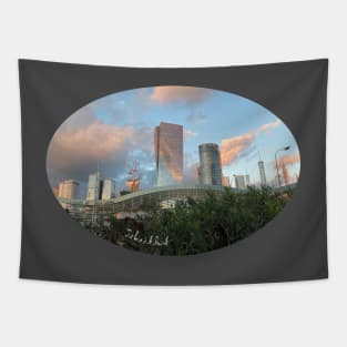 Tel Aviv skyline Tapestry